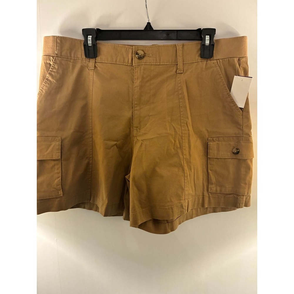 Lee Men's Khaki Cargo Stretch Utility Shorts Size 16 Medium NWT